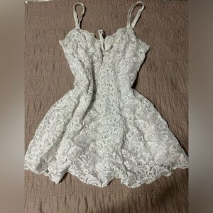 Lace lingerie dress